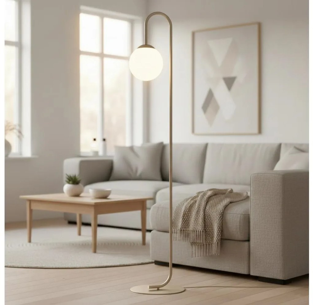 Lampadar FLOR 1xE14/10W/230V bej