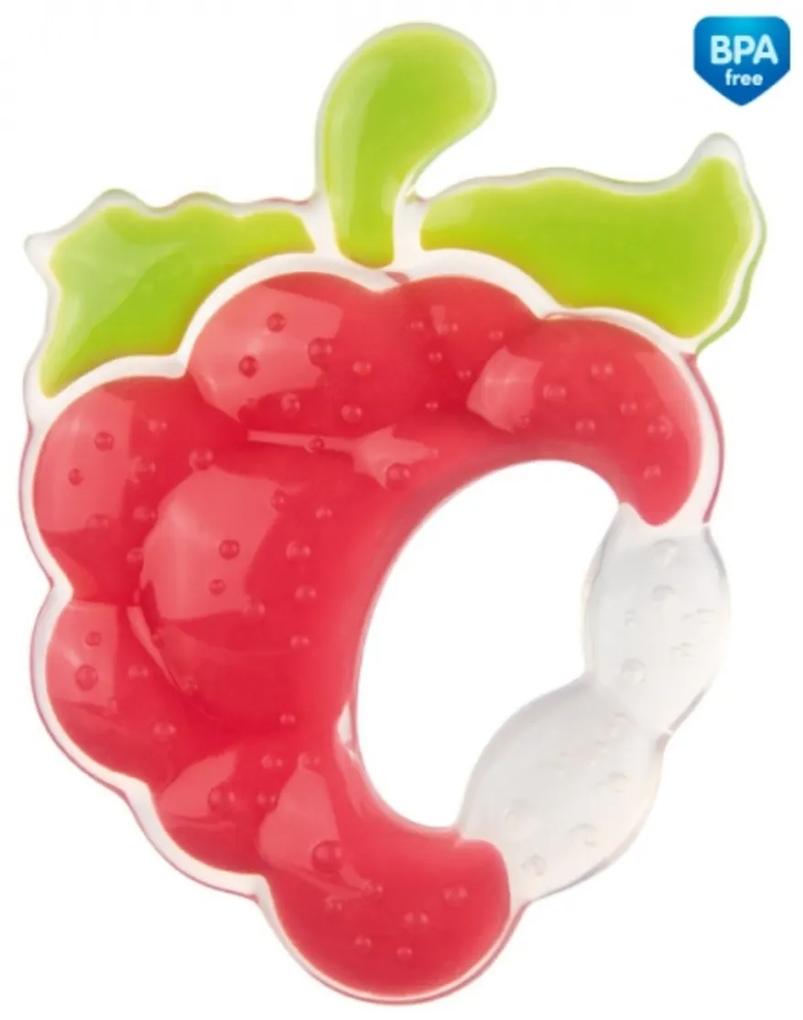 Jucărie dentiție silicon Fruit Canpol Babies, zmeură