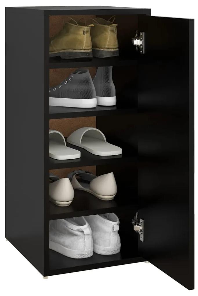 Pantofar, negru, 32x35x70 cm, PAL Negru, 1, 1, 1