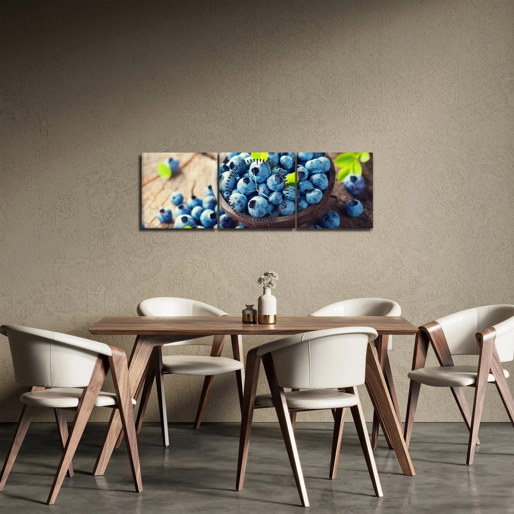 Tablou - Afine (cu ceas) (90x30 cm)