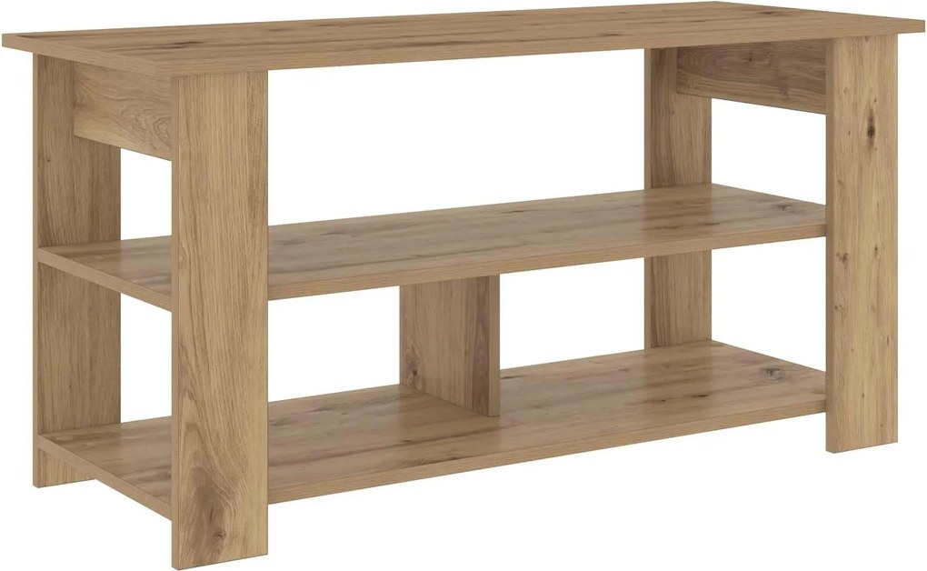 vidaXL Suport pentru TV Stejar Artizanal 100 x 40 x 50 cm