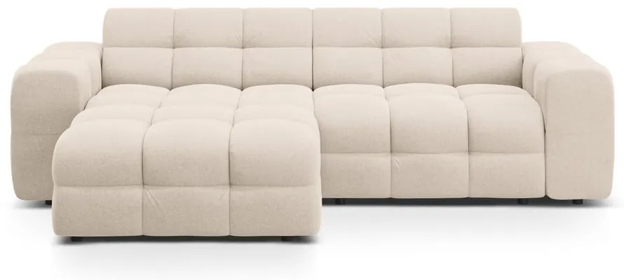 Colțar bej (cu colț pe partea stângă, cu șezlong) Kendal – Micadoni