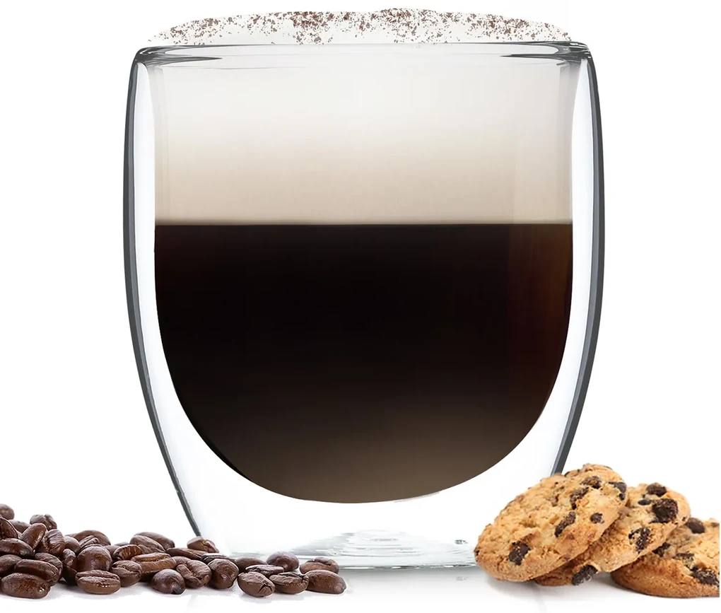 Glaswerk Altino, pahare termice cu sticlă dublă, 250 ml, realizate manual, sticlă borosilicată