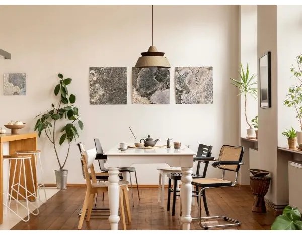 Lustră suspendată pe cablu din lemn masiv, 1xE27/60W/230V, Ø 33 cm, stejar/nuc/lemn de cauciuc