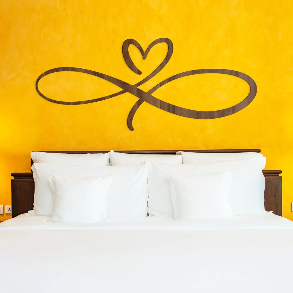 DUBLEZ | Decorațiune din lemn pentru dormitor - Iubire infinită