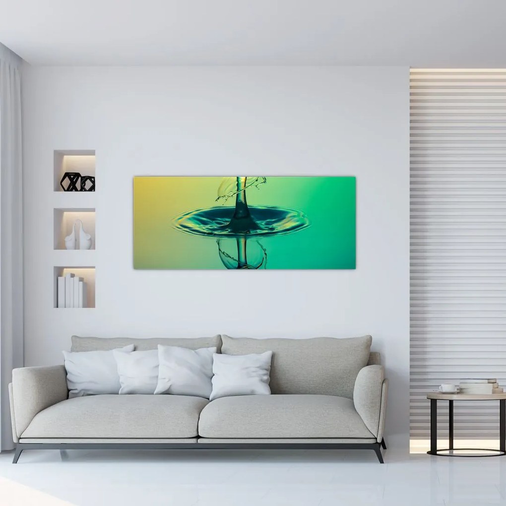 Tablou - picătura de apă (120x50 cm)