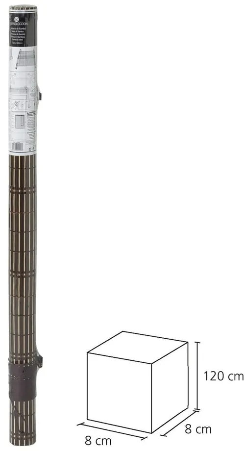 Jaluzele din bambus maro închis 120x180 cm Natural Life - Casa Selección