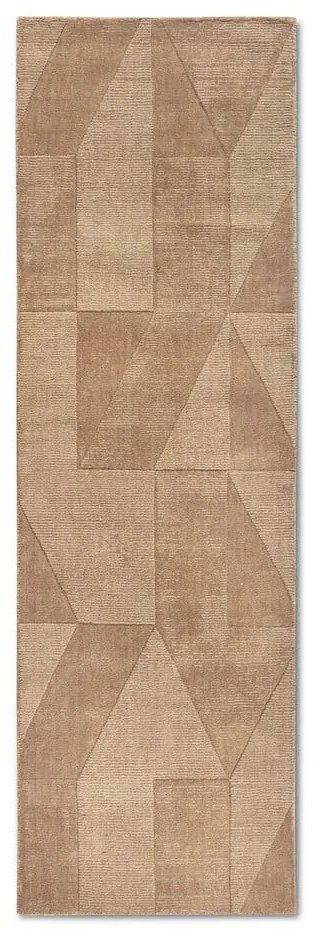 Covor tip traversă bej țesut manual din lână 80x250 cm Ursule – Villeroy&amp;Boch