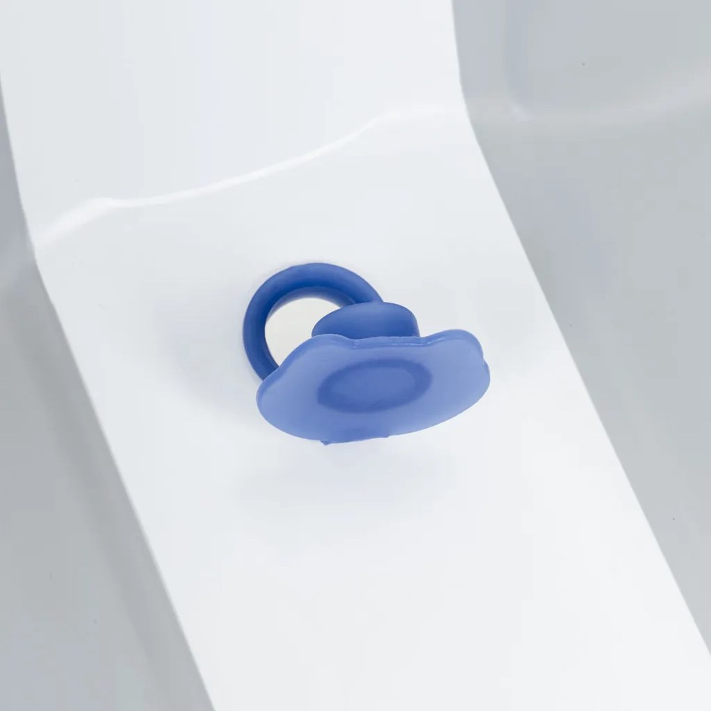 Cada pentru copii cu scurgere pliabilă gri