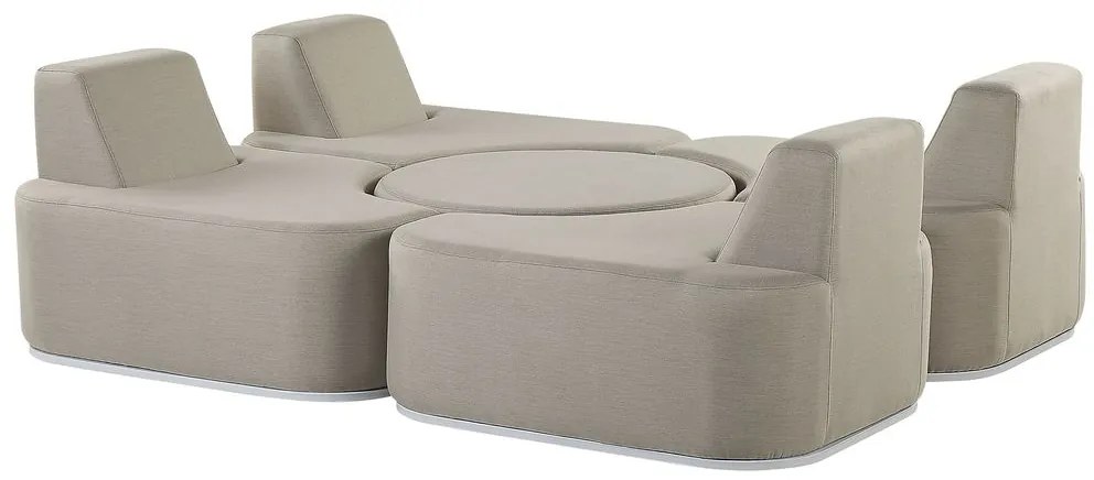 Set mobilier de grădină Fabry (gri). 1078833