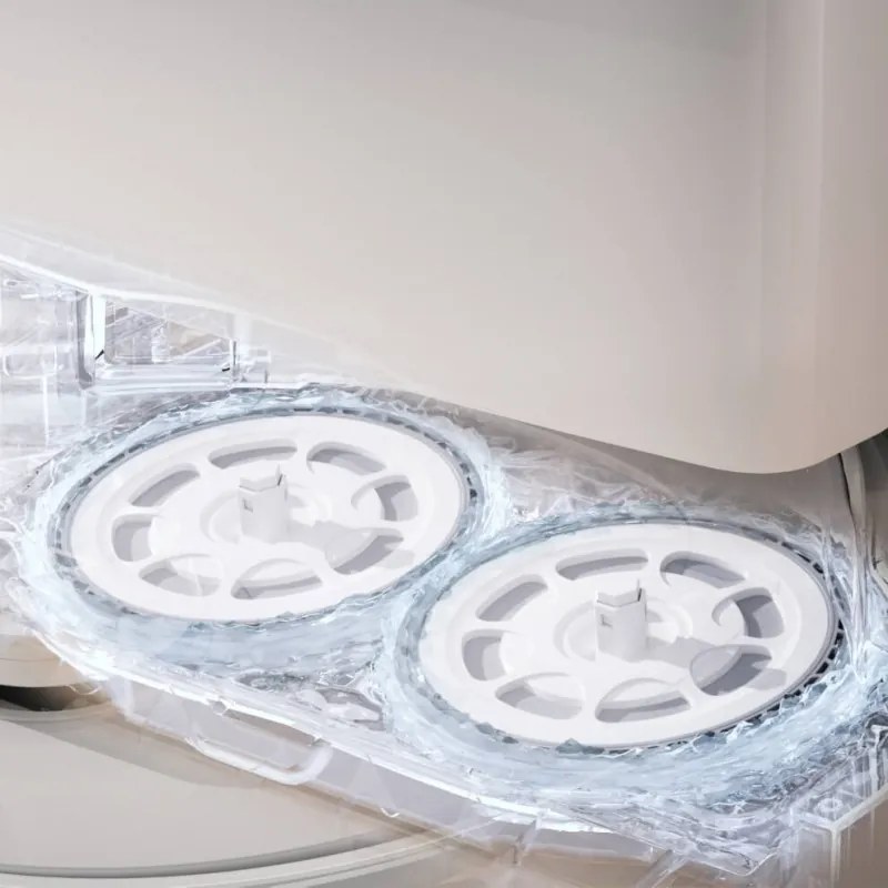 Robot aspirator Roborock Q Revo Max V, 7000Pa, 180 min, 300 m², Dry/Mocro, Wi-Fi, PreciSense® LiDAR + Reactive AI, Asistent vocal, Alb