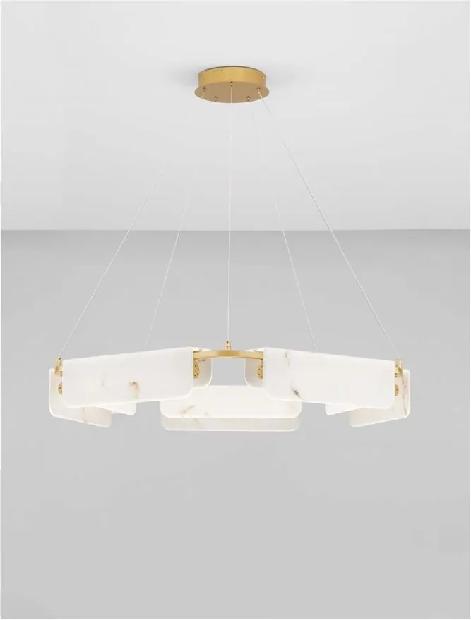 Lustra LED suspendata design modern AIDER, 93cm