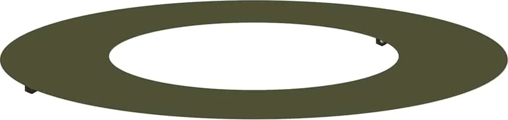 vidaXL Inel de copac Verde măsliniu Ø40 / 70 cm Oțel laminat la rece