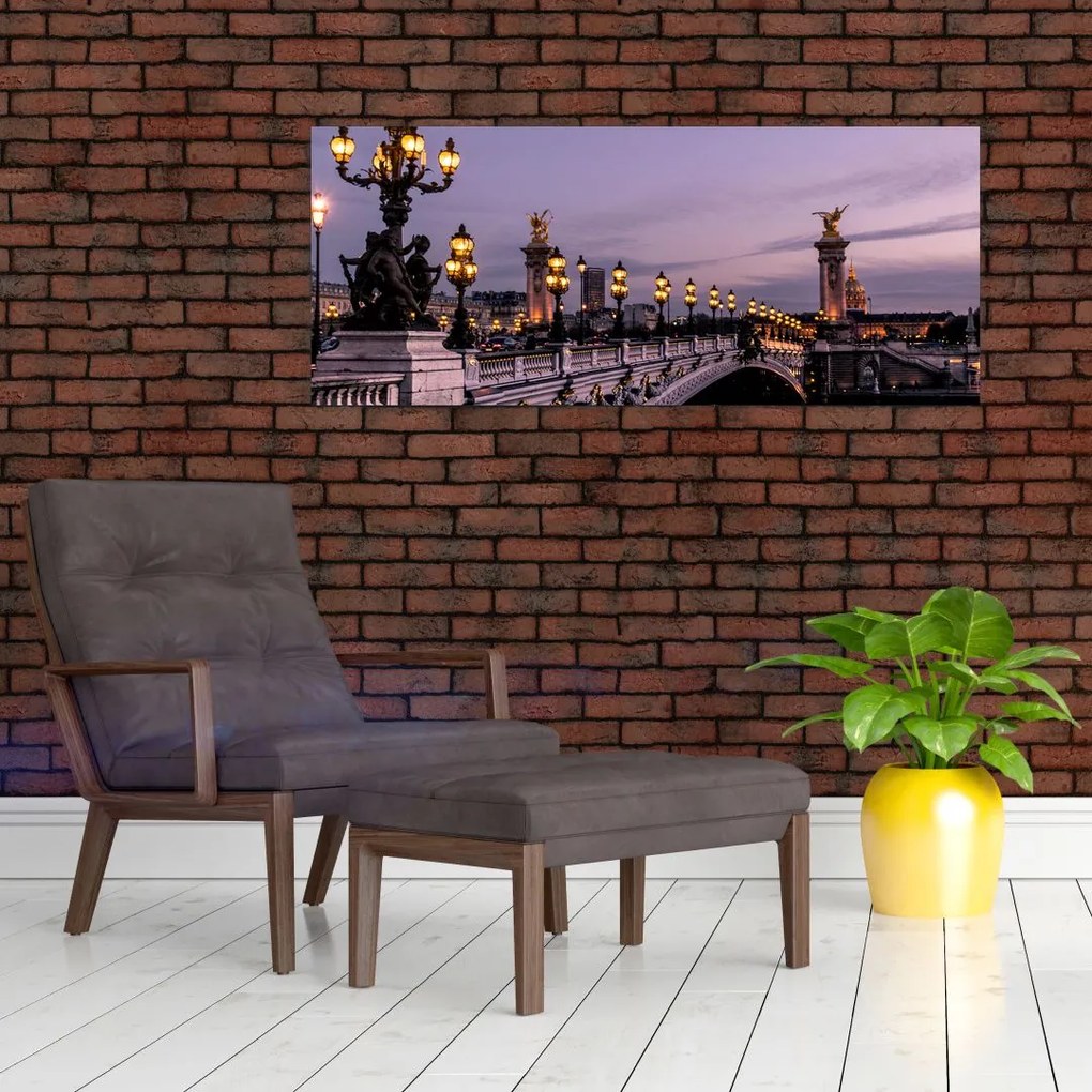 Tablou - Podul lui Alexandru al III.-lea din Paris (120x50 cm)