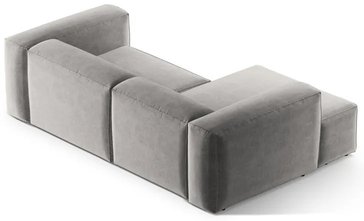 Coltar 2 locuri Bergamo stofa L244 cm