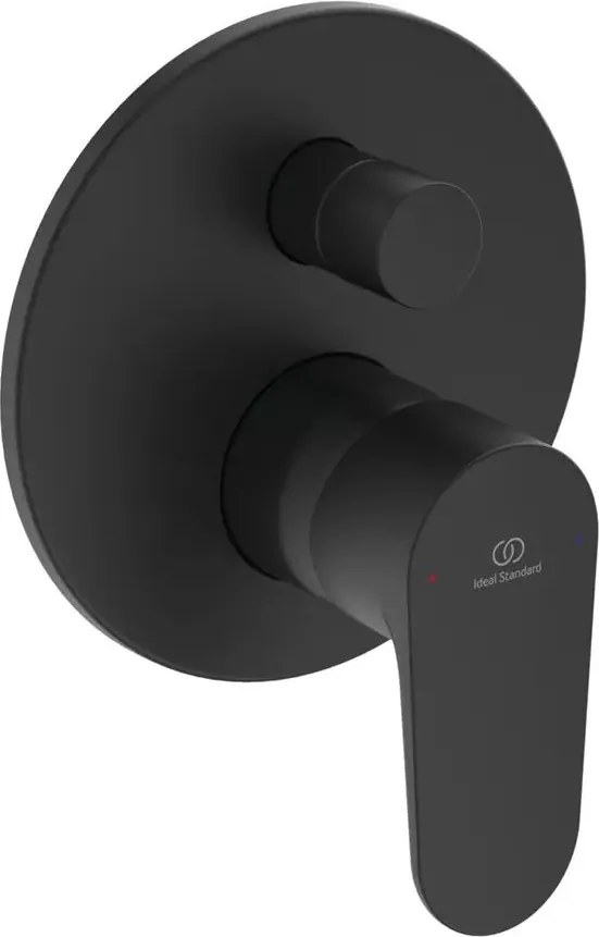 Baterie cada - dus incastrata Ideal Standard Cerafine O negru mat fara corp ingropat