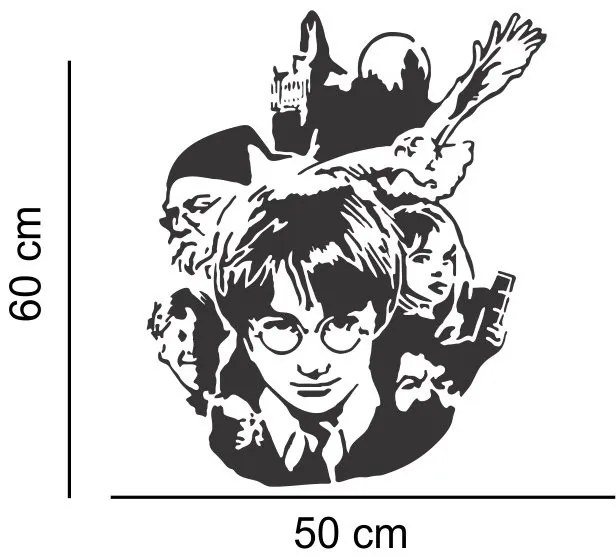 Sticker perete Harry Potter 2