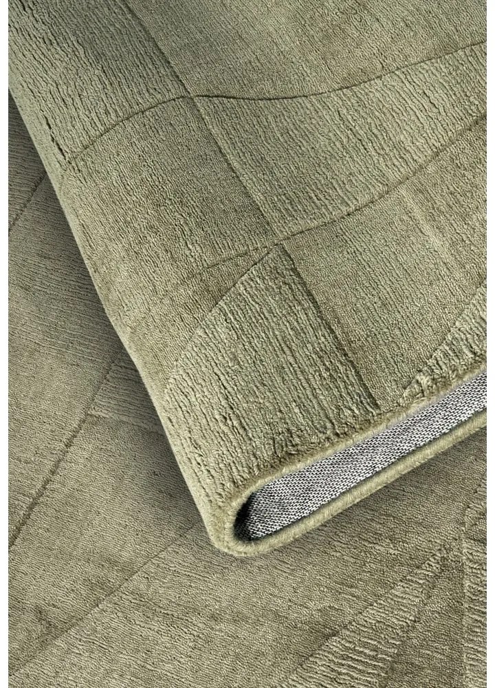 Covor tip traversă verde țesut manual din lână 80x250 cm Ursule – Villeroy&amp;Boch