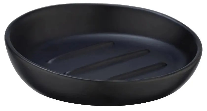 Set de accesorii de baie negru mat din ceramică Badi – Wenko