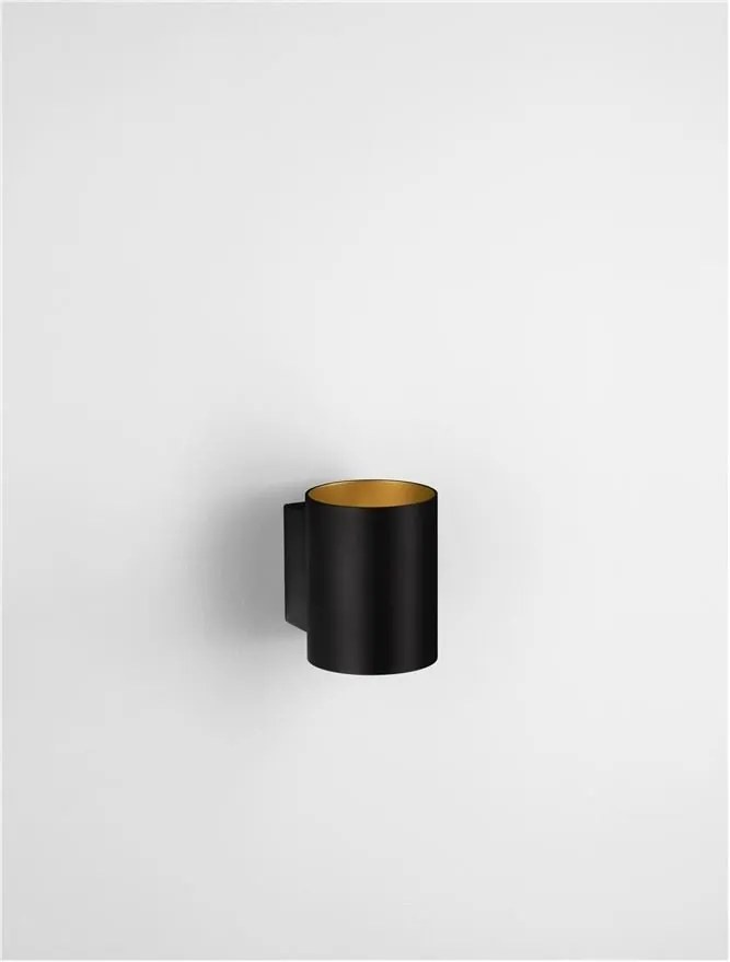 Aplica de perete design minimalist ambiental Dazle negru