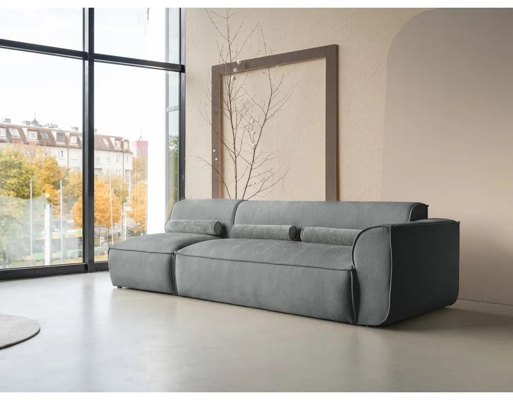 Șezlong modular verde (cu colț pe partea dreaptă) Flex Felix – Miuform