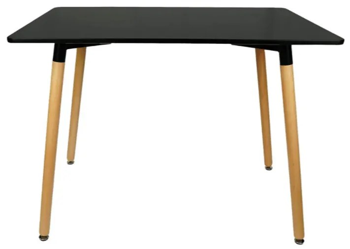 OFERTA Masa de sufragerie neagra BERGEN 120x80 cm II. calitate.