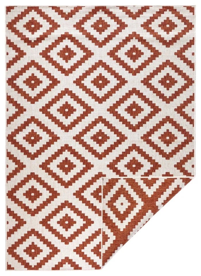 Covor adecvat pentru exterior NORTHRUGS Malta, 160 x 230 cm, maro - crem