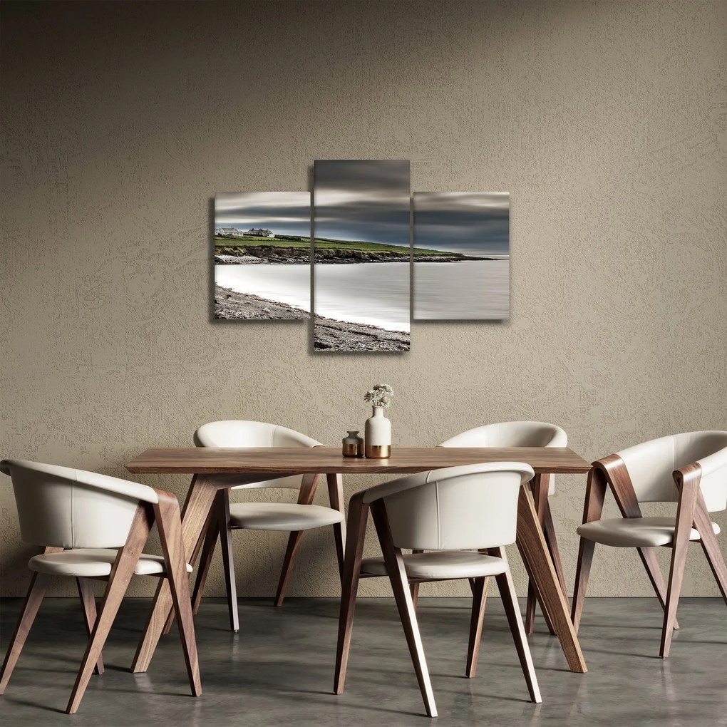 Tablou cu lac în amurg (90x60 cm)