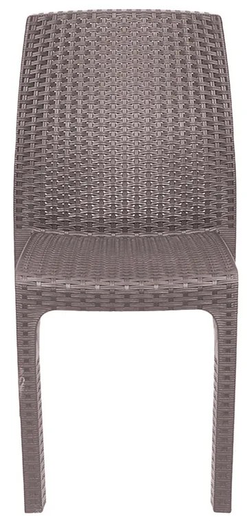 Scaun de grădină din plastic Vanda, cappuccino