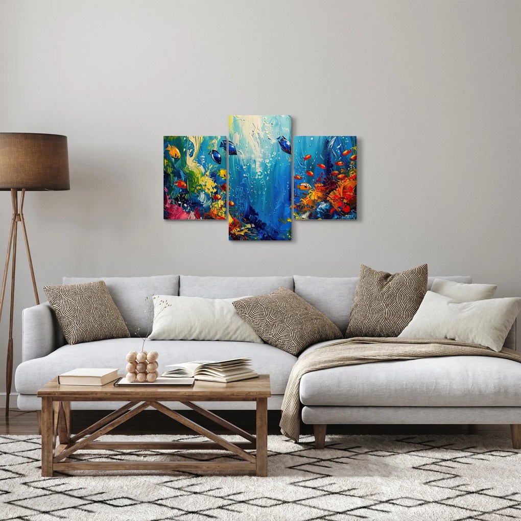Tablou - Pictura lumii subacvatice (90x60 cm)