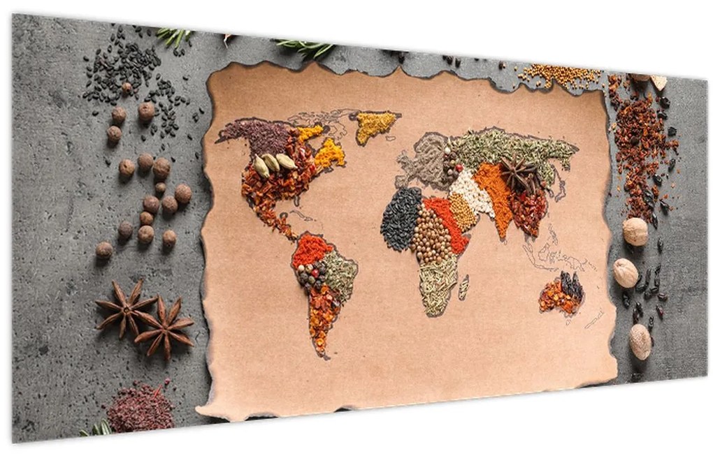 Tablou - Rădăcinile lumii (120x50 cm)