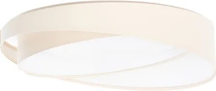 Plafonieră LED dimabilă SM GALAXY M, LED/24W/230V, Ø 55 cm, crem/alb + telecomandă