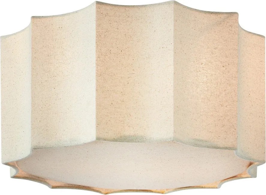 Plafonieră bej din metal cu abajur textil ø 35 cm Olea – Markslöjd