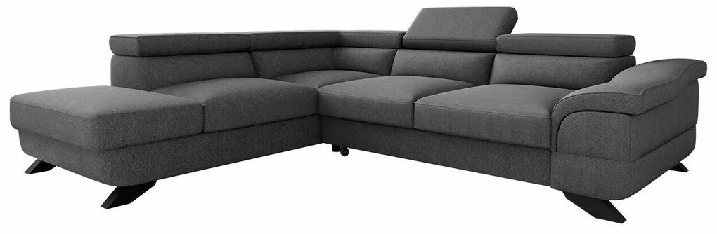 Colțar Lincoln 102Cutie de pat, 272x219x68cm, 142 kg, Picioare: Lemn