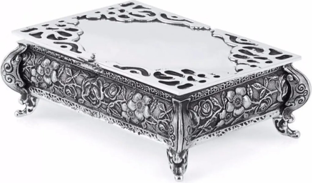 Cutie bijuterii argint masiv Holly Spice