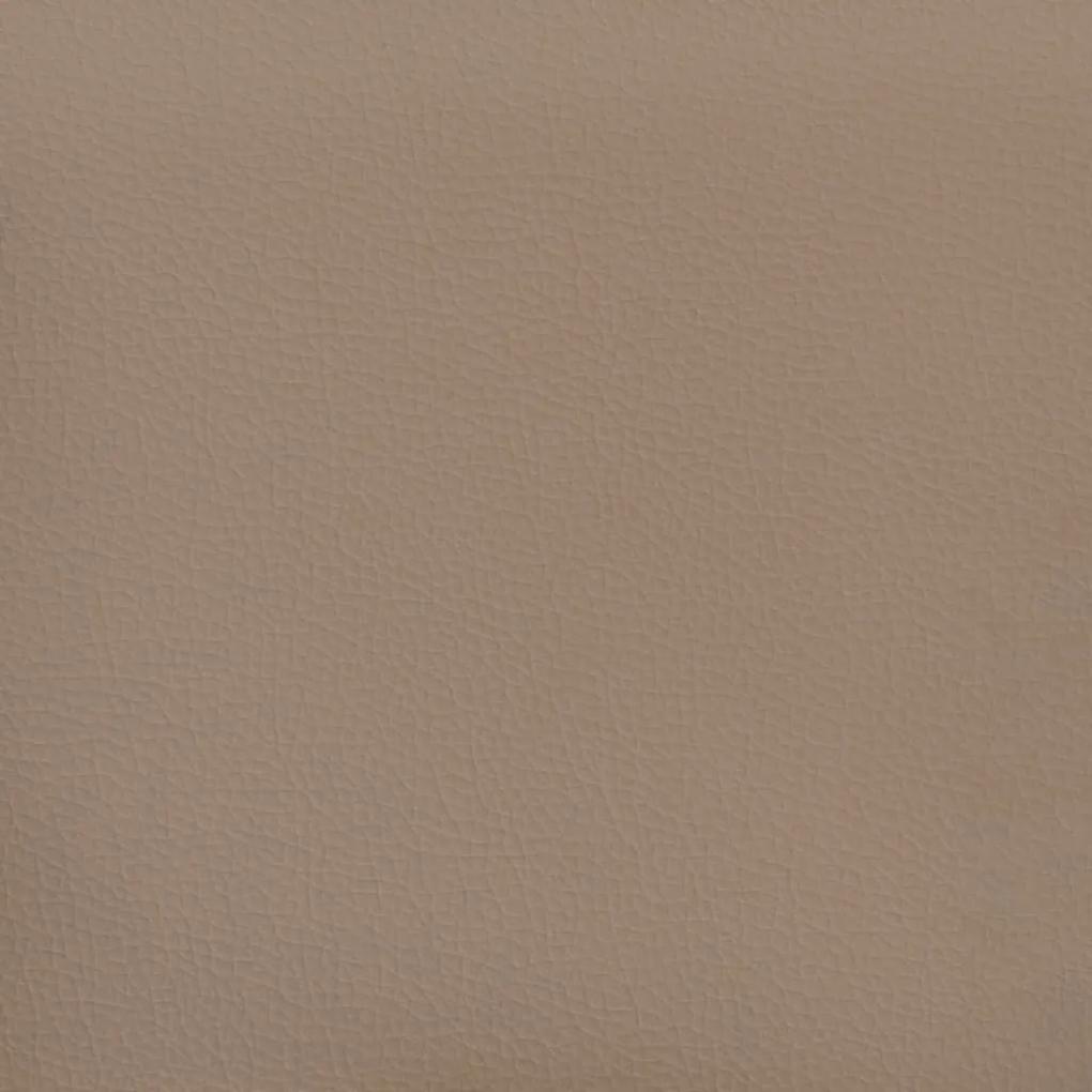 Canapea de o persoana, cappuccino, 60 cm, piele ecologica Cappuccino, 94 x 77 x 80 cm