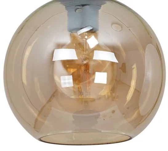 Plafonieră SOFIA 1xE27/60W/230V maro