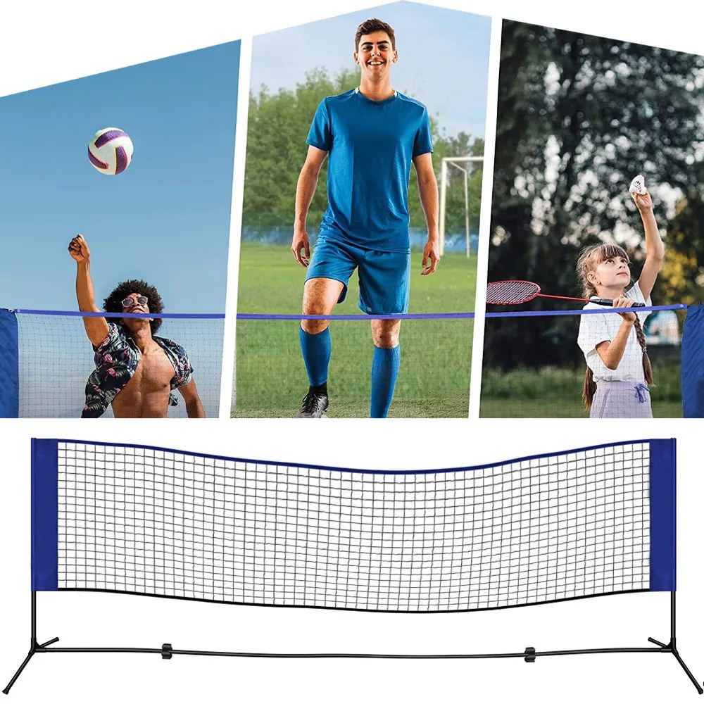 Plasă sport reglabilă pe înălțime, pentru mai multe sporturi