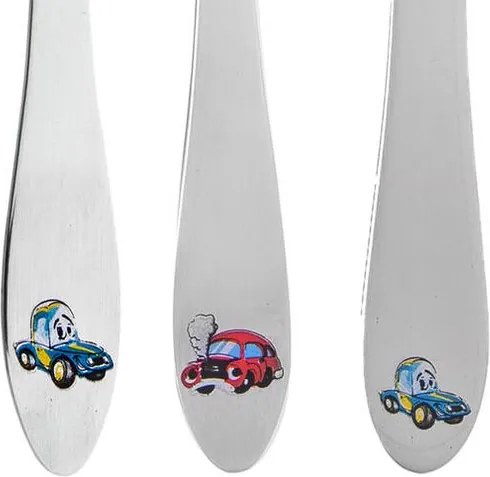Orion Set tacâmuri pentru copii din inox MAŞINUŢE