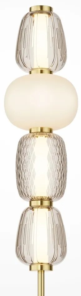 Lampadar LED design modern decorativ Pattern auriu