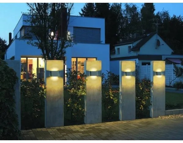 Aplică LED de exterior FLAT 2xLED/5W/230V IP65 LED2