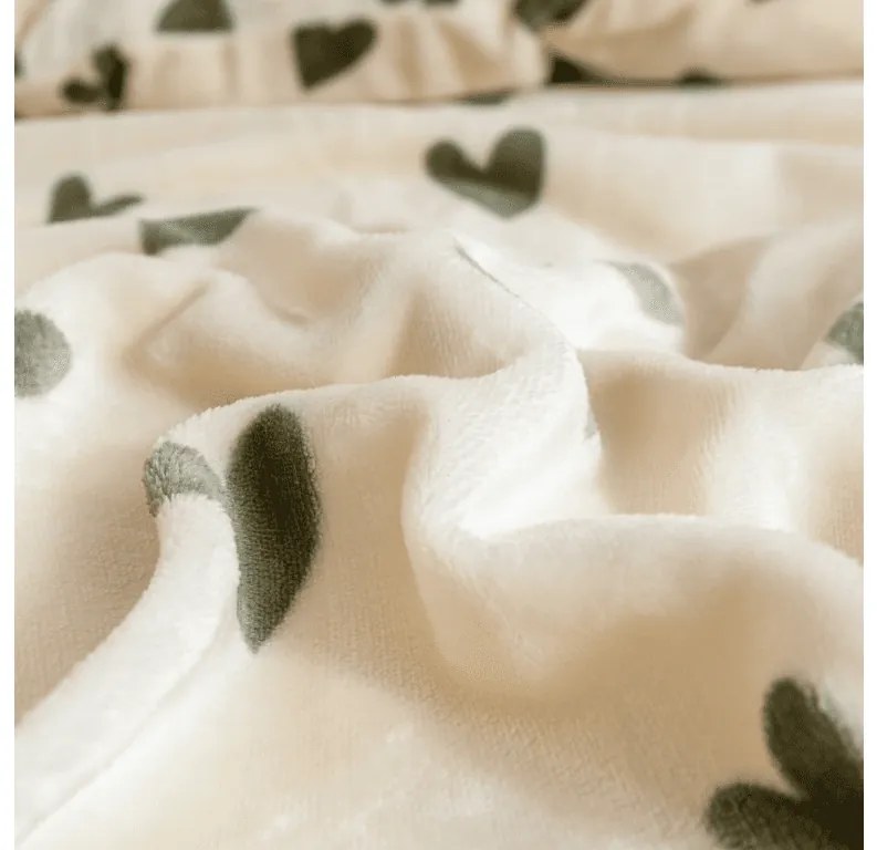 Lenjerie cocolino HEARTINO crem Dimensiune lenjerie de pat: 70 x 90 cm | 140 x 220 cm