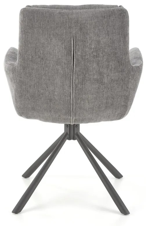 Scaun rotativ K495 stofa gri