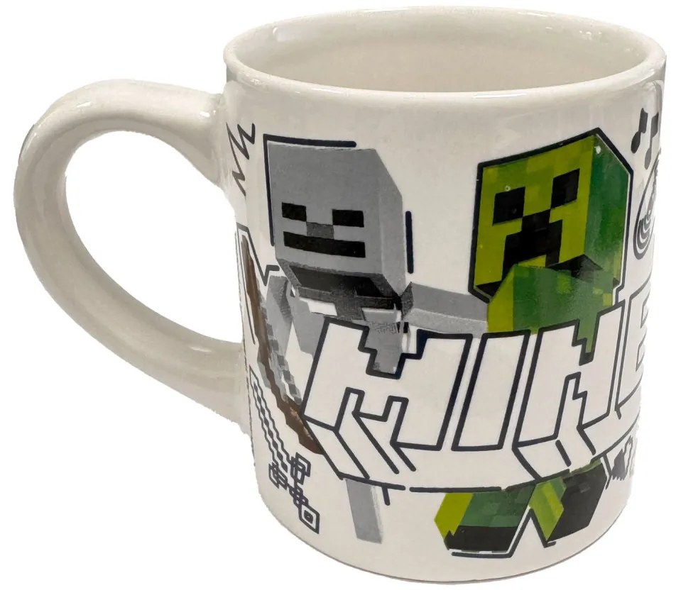 Minecraft Explore More cană de porțelan 235 ml (8 oz) în cutie de cadou