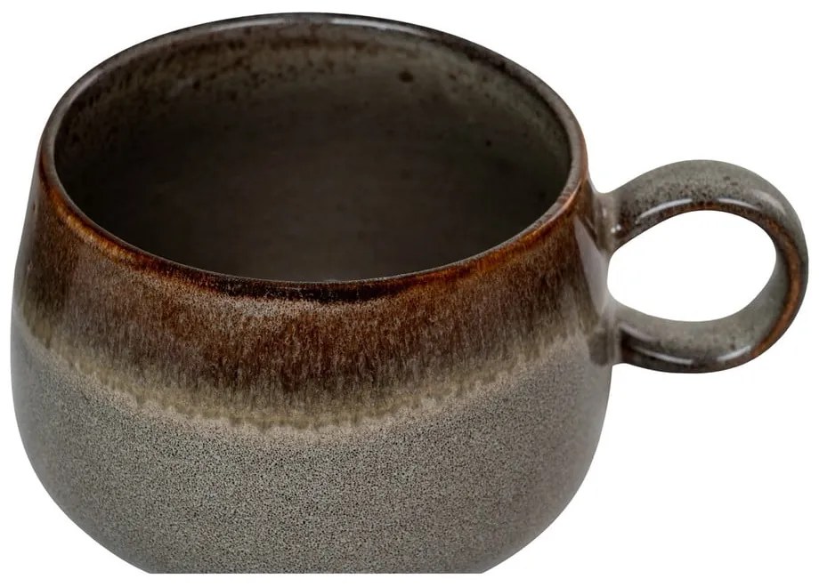 Căni gri 4 buc. din gresie 500 ml Selma – House Nordic