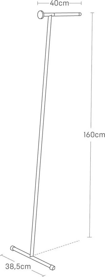 Cuier de perete alb din metal 38,5 cm Tower – YAMAZAKI