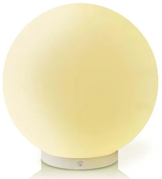 Lampă LED RGBW de masă dimabilă SmartLife LED/5W/5V Wi-Fi Nedis WIFILM10CWT