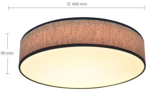 Plafonieră LED dimabilă Brilagi ADELA LED/48W/230V 3000-6500K + telecomandă