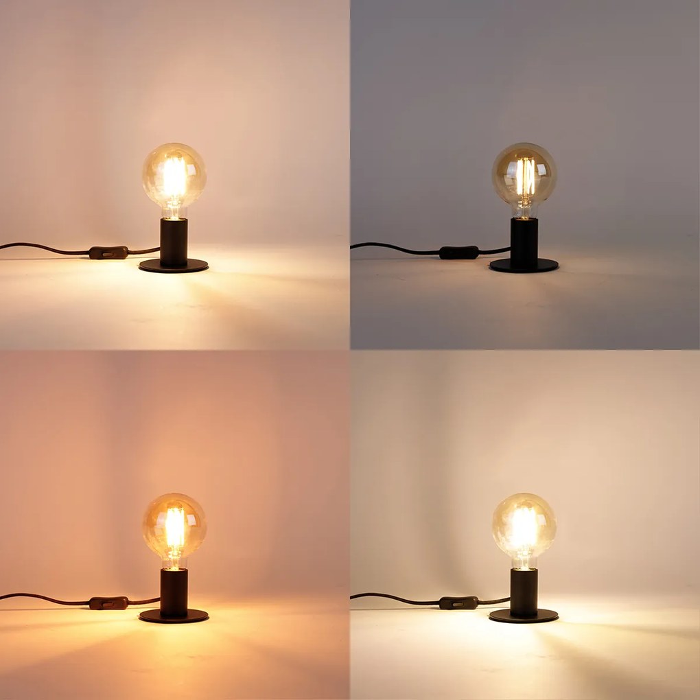 Bec LED inteligent E27 G95 auriu 7W 806lm 1800K - 3000K