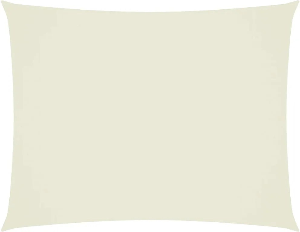 vidaXL Pânză parasolar, crem, 3x6 m, țesătură oxford, dreptunghiular